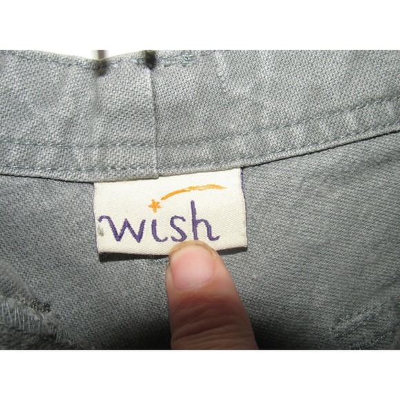 Wish VF Jeanswear Juniors Gray Flat Front Jean Shorts Size 3M - Picture 5 of 6